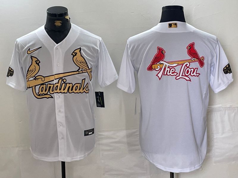 Men St.Louis Cardinals Blank White All star 2024 Nike MLB Jersey style 3